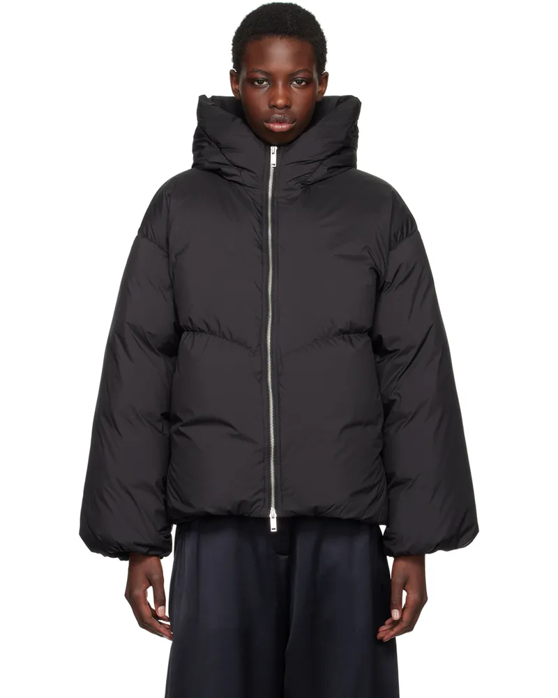 Studio Nicholson Black Dana Down Jacket Black