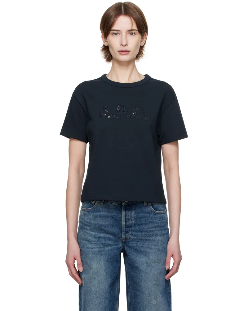 A.P.C. Navy Annie T-shirt Iak