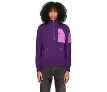 Purple Half-Zip Sweater