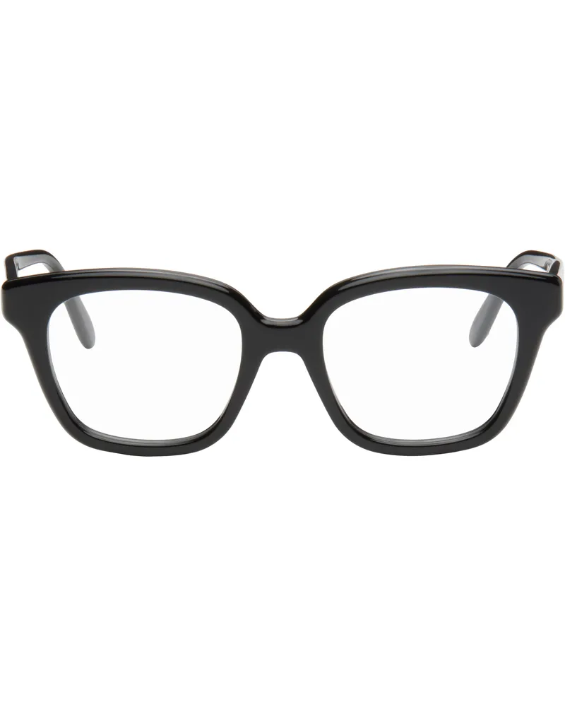 Loewe Black Slim Glasses Shiny