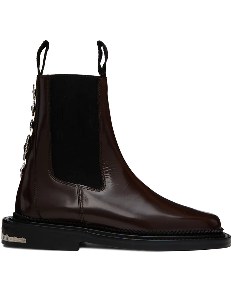 Toga SSENSE Exclusive Brown Boots Brown