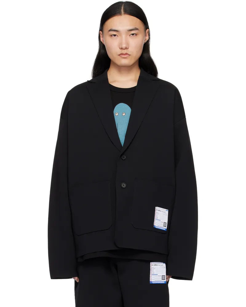 MIHARAYASUHIRO Black Milan Rib Blazer Black