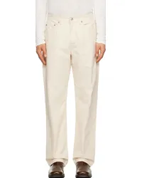 Our Legacy Off-White Formal Cut Jeans Naturelle