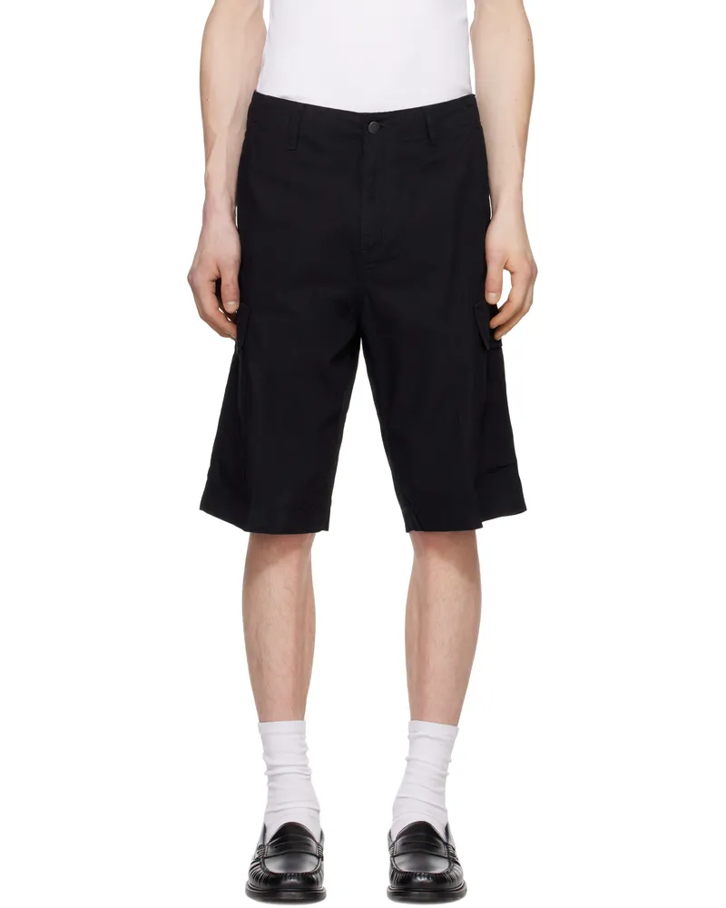 Carhartt WIP Black Regular Cargo Shorts 8902