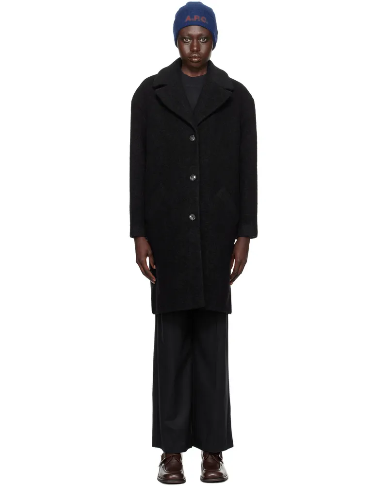 A.P.C. Black Ninon Coat Lzz