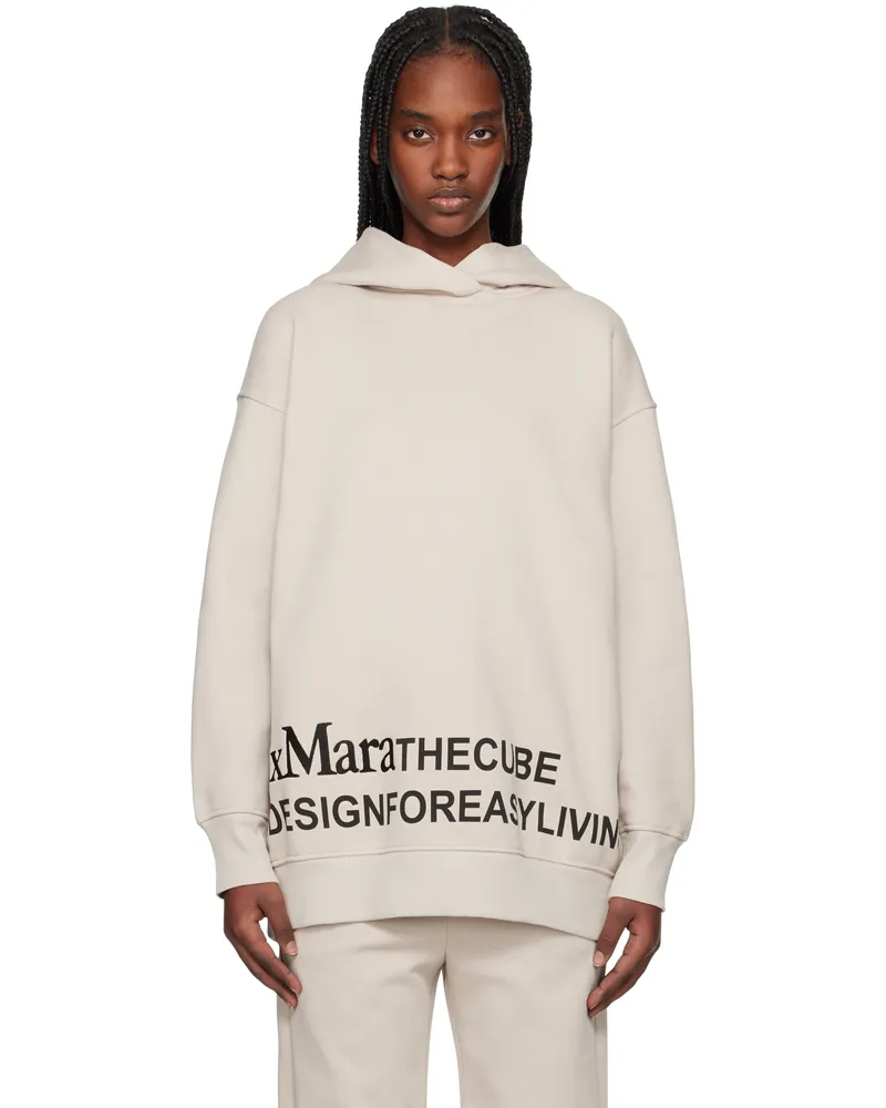 Max Mara Beige Felpa Hoodie 004