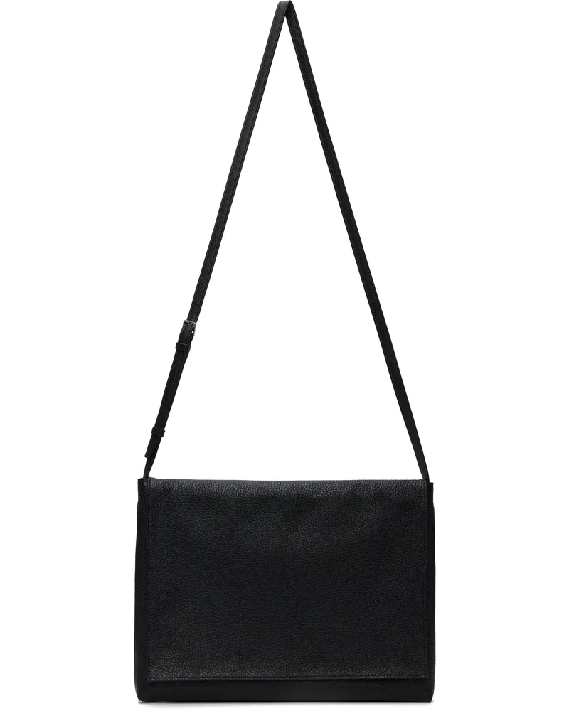 The Row Black Nan Messenger Bag Blan