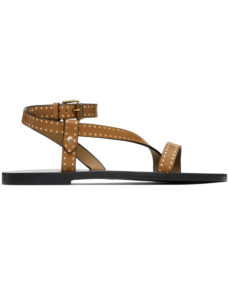 Isabel Marant Brown Jopee Sandals Havana