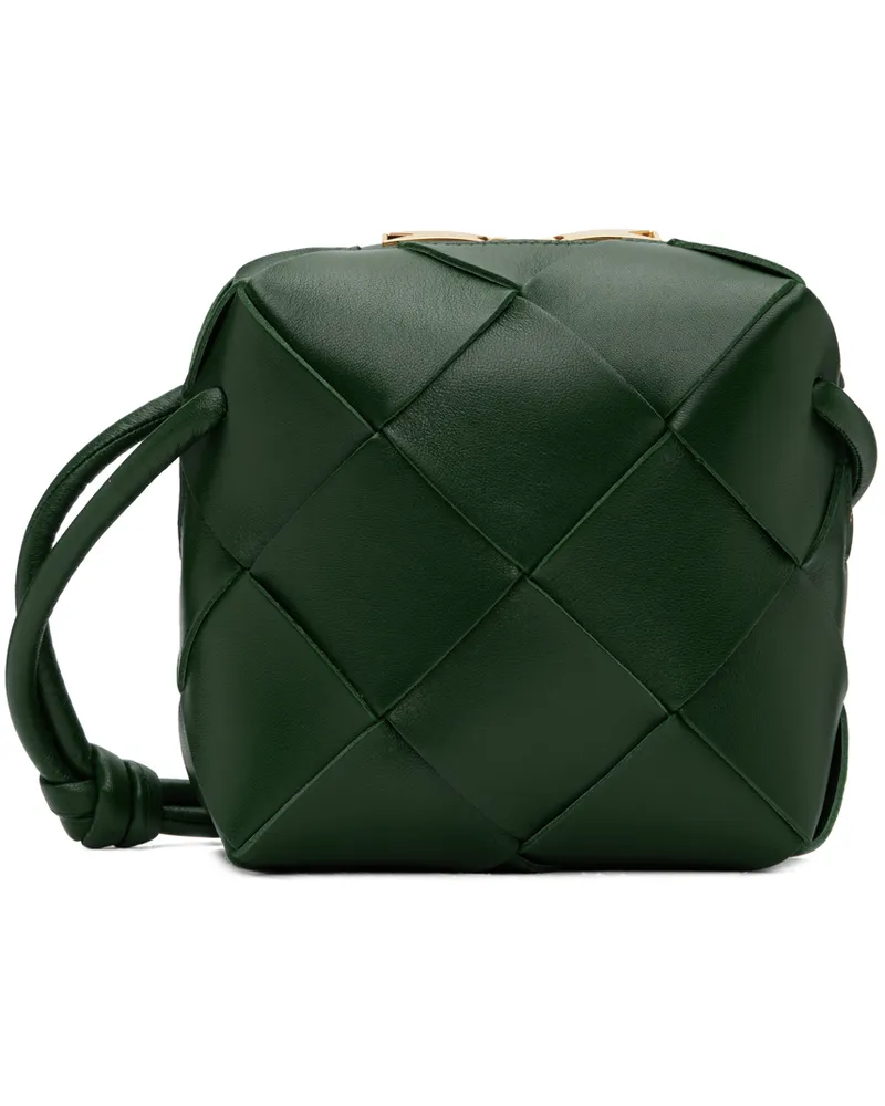Bottega Veneta Green Mini Cassette Camera Bag 3049