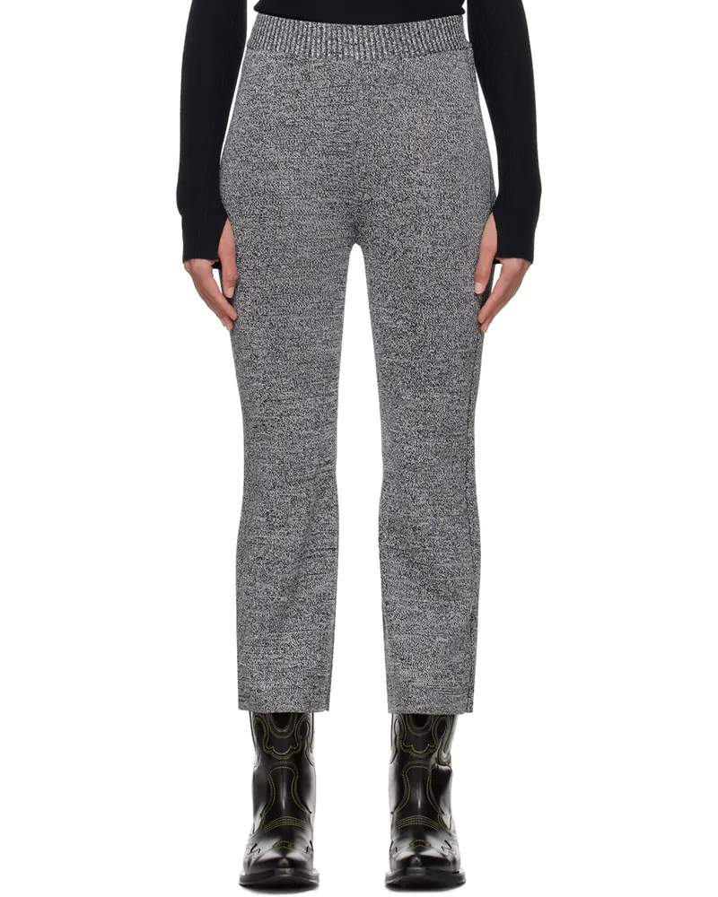 Ganni Gray Cropped Trousers 099