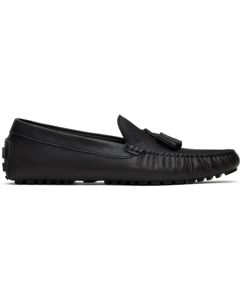 HUGO BOSS Brown Driver Loafers 203-dark