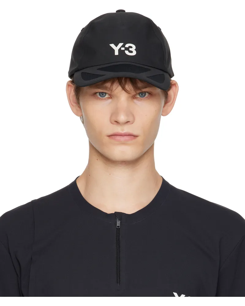 Y-3 Black US Open Baseball Cap Black