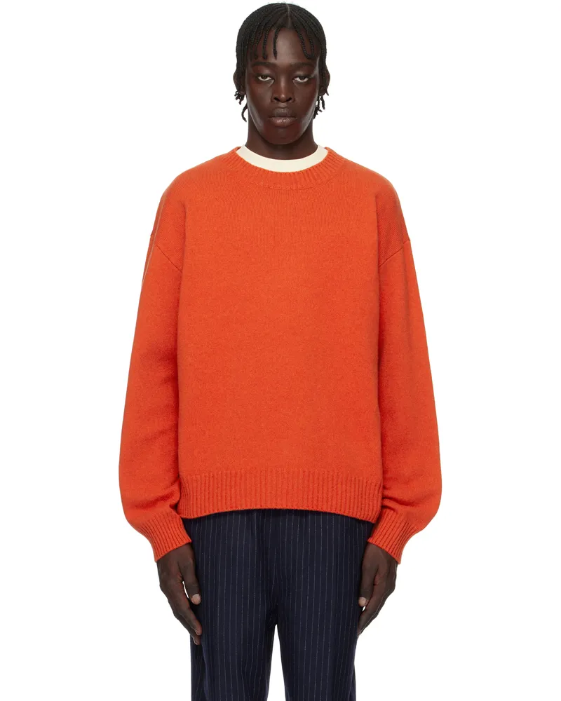 A.P.C. Orange Marcel Sweater Gan