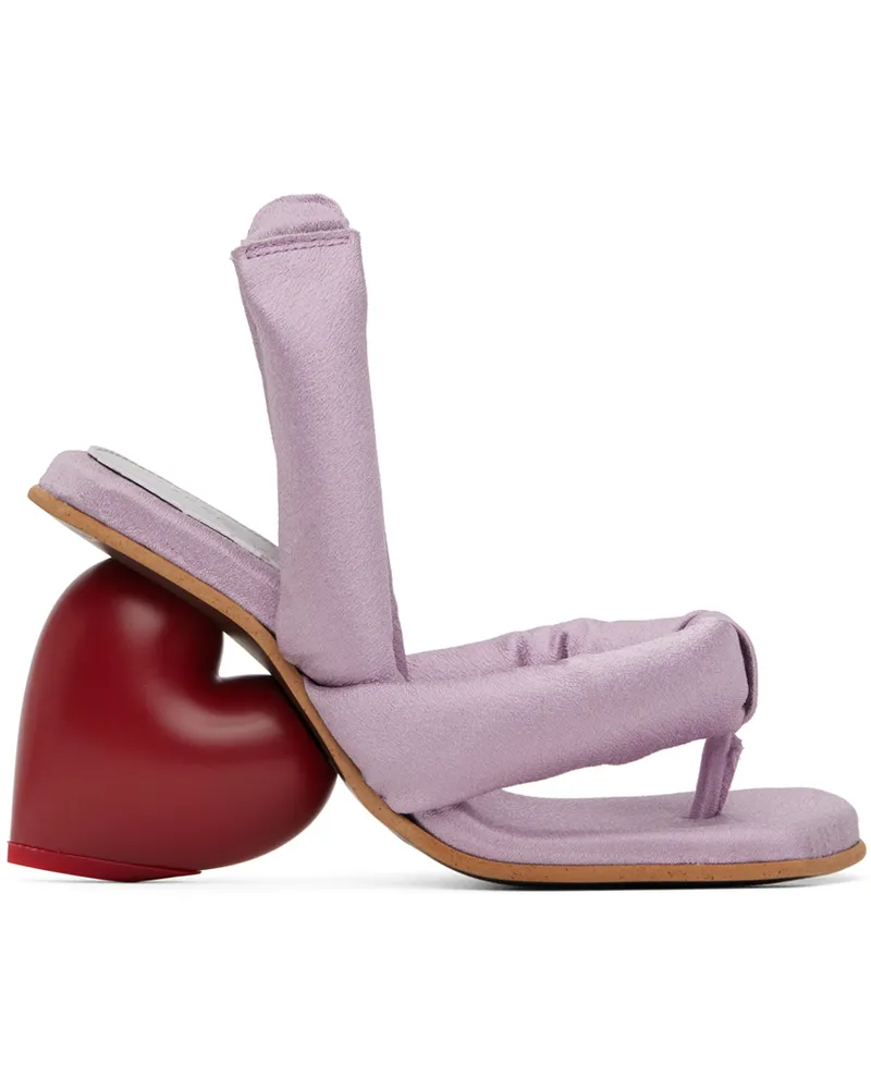 YUME YUME Purple Love Heeled Sandals Lilac