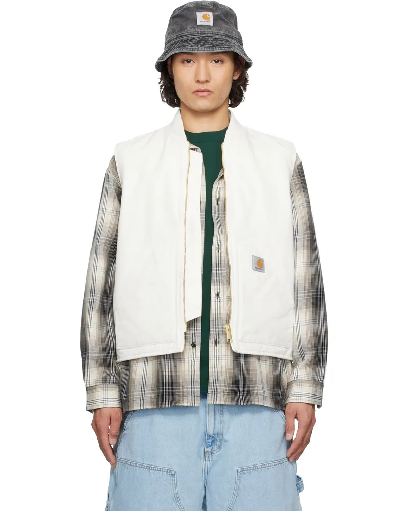 Carhartt WIP White Classic Vest D602