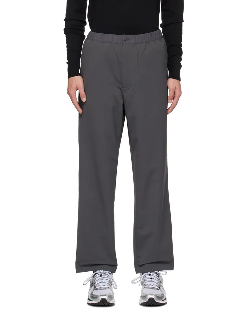 nanamica Gray Drawstring Trousers H