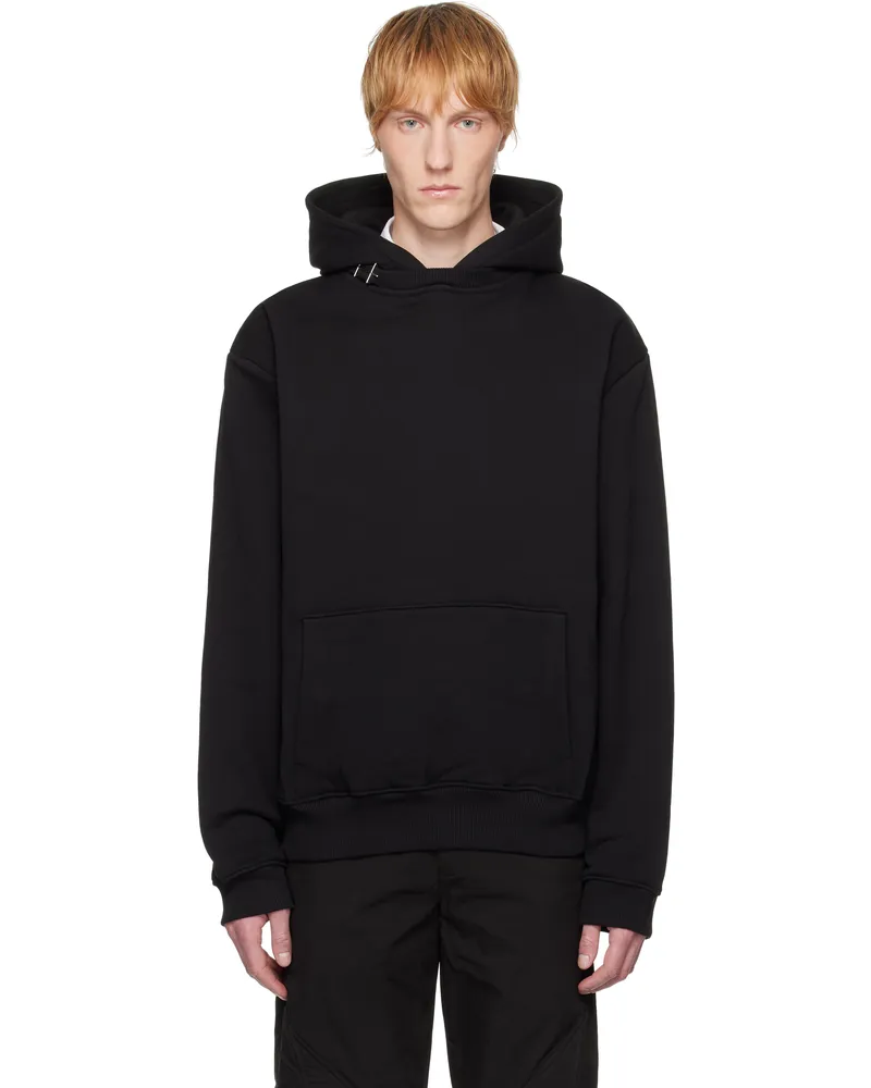 Heliot Emil Black Pietra Hoodie Black