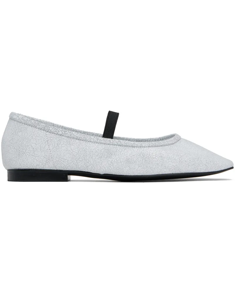 RECTO Off-White Katharina Ballerina Flats Off