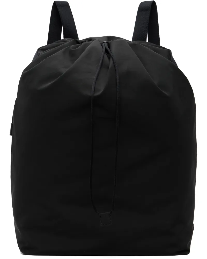 The Row Black Dima Drawstring Small Backpack Blkbl