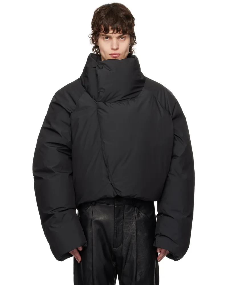 Entire Studios Black DBL Puffer Down Jacket Black