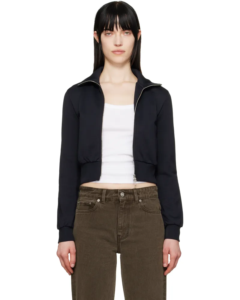 Our Legacy Black Tricot Track Jacket Prime