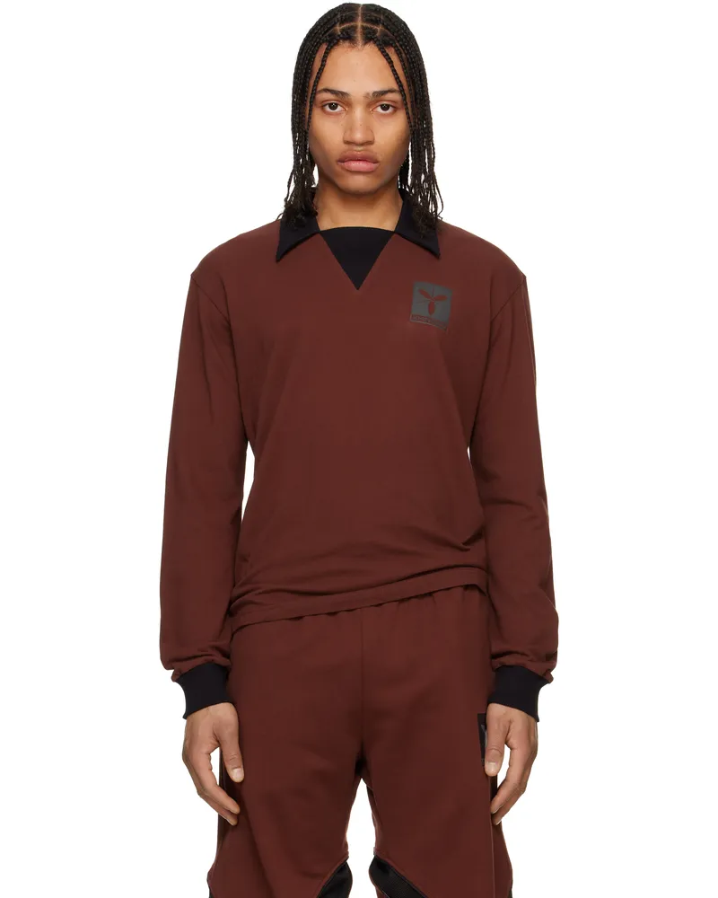 Olly Shinder Burgundy Totem Polo 30337153