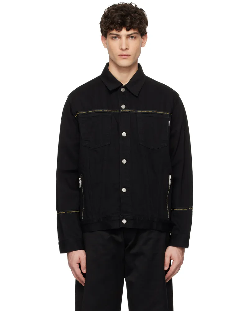 Undercover Black Pocket Denim Jacket Black