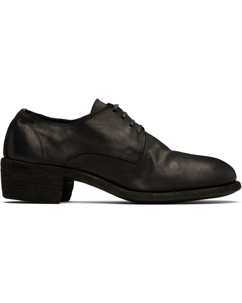 GUIDI Black 792 Derbys Blkt