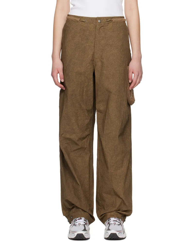 Dime Brown Trooper Trousers Mocha