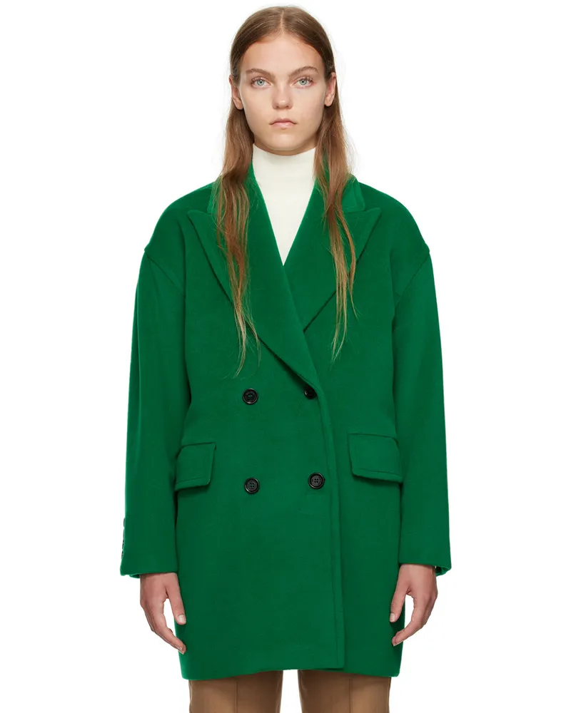 Max Mara Green Oversized Jacket 028