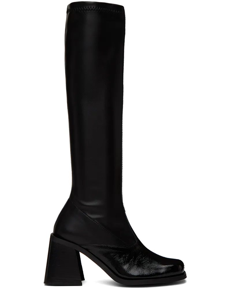 Justine Clenquet Black Eddie Tall Boots Black