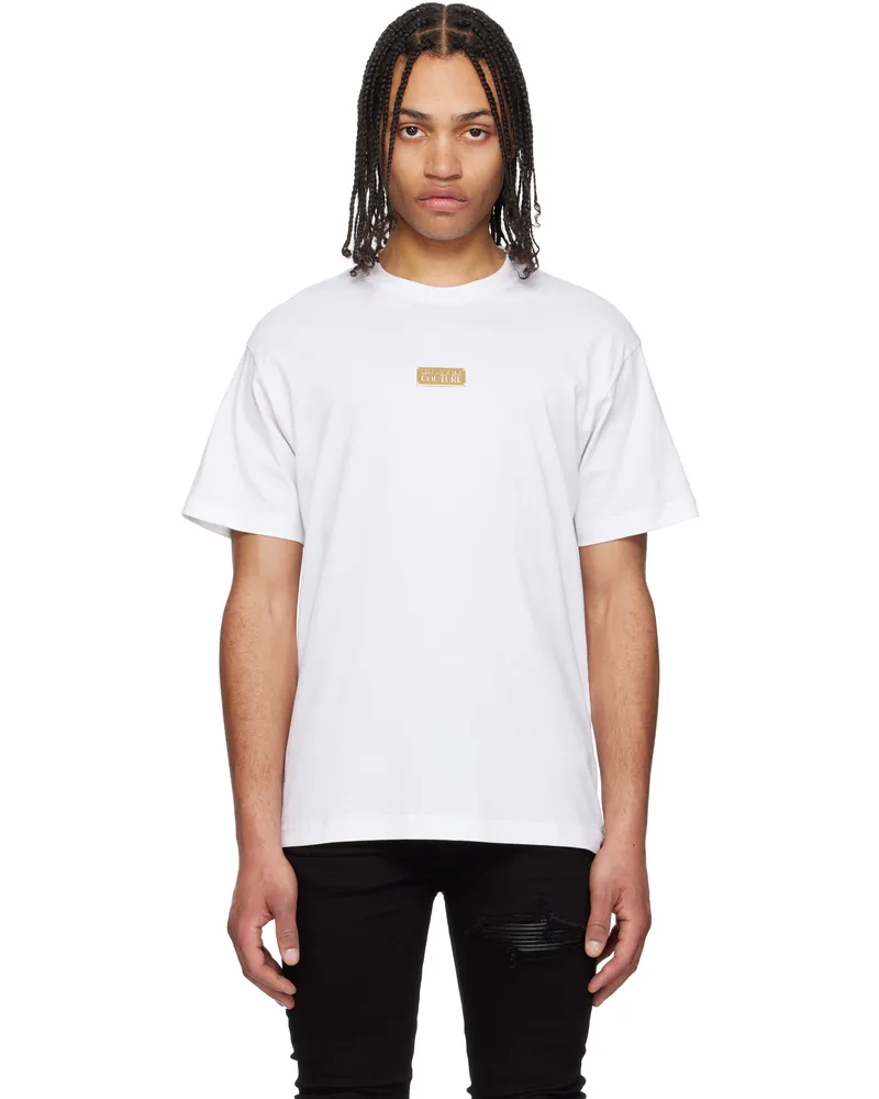Versace Jeans White Logo T-shirt Eg03-white