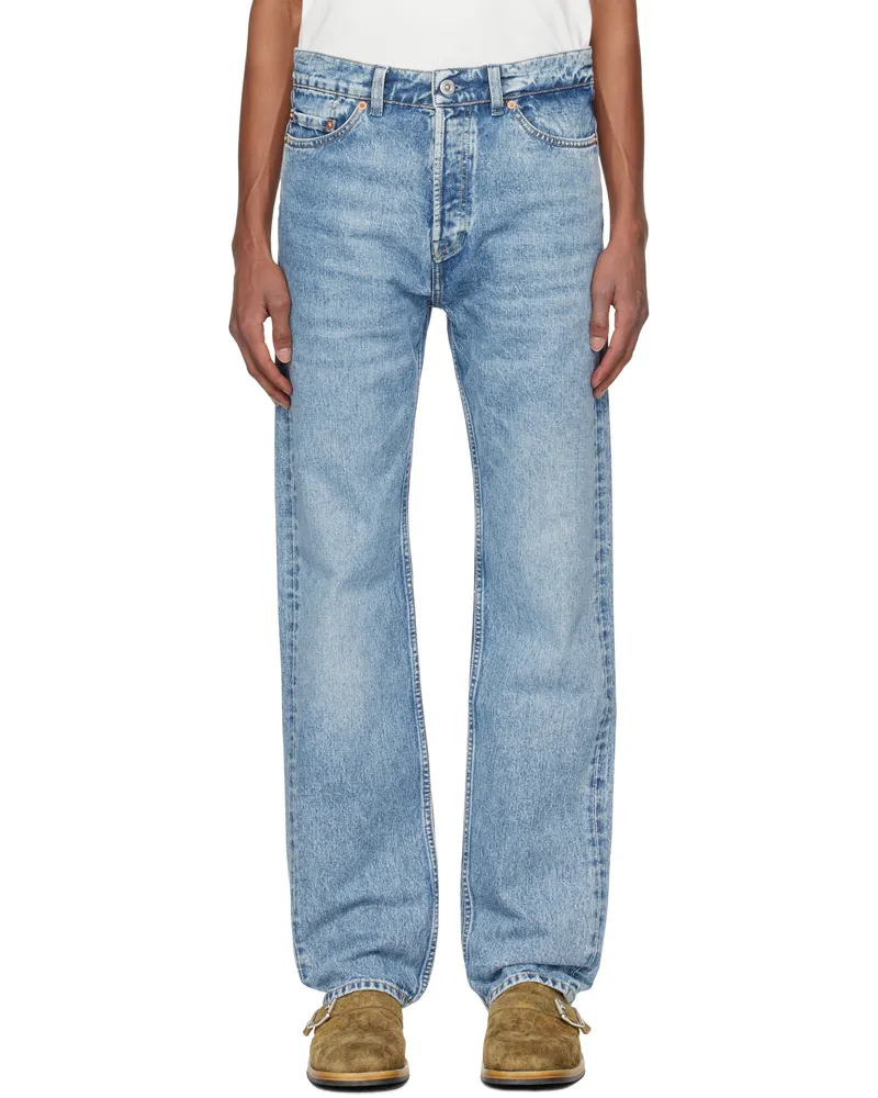Our Legacy Blue First Cut Jeans Left