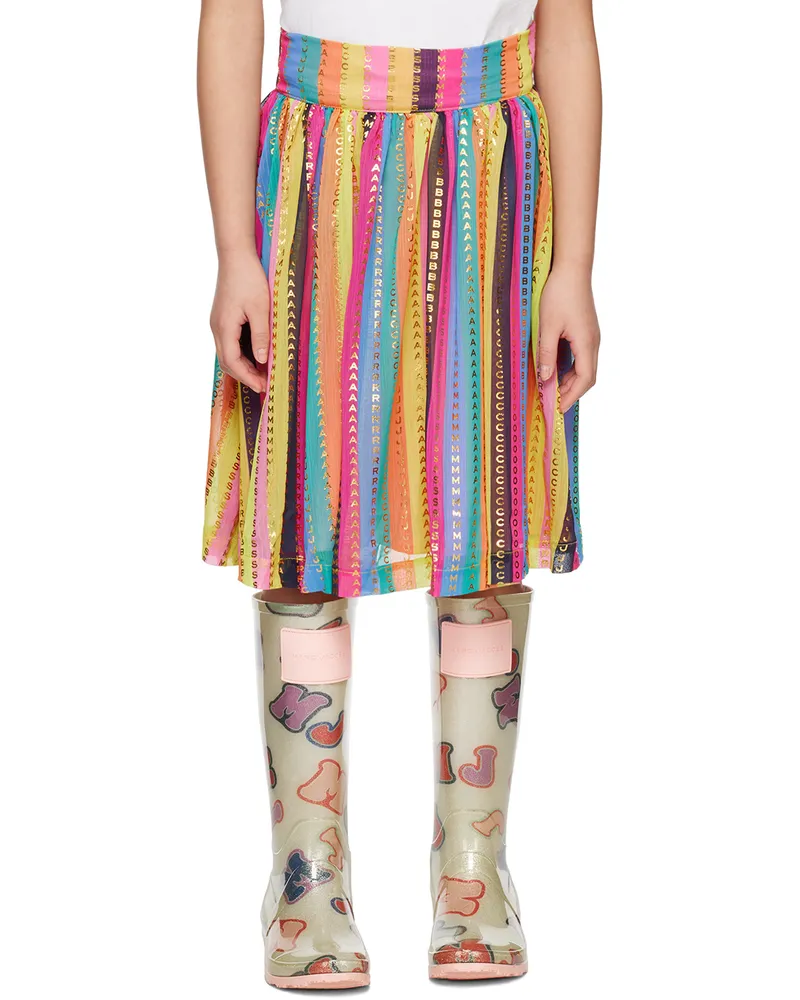 Marc Jacobs Kids Multicolor Striped Midi Skirt Z41