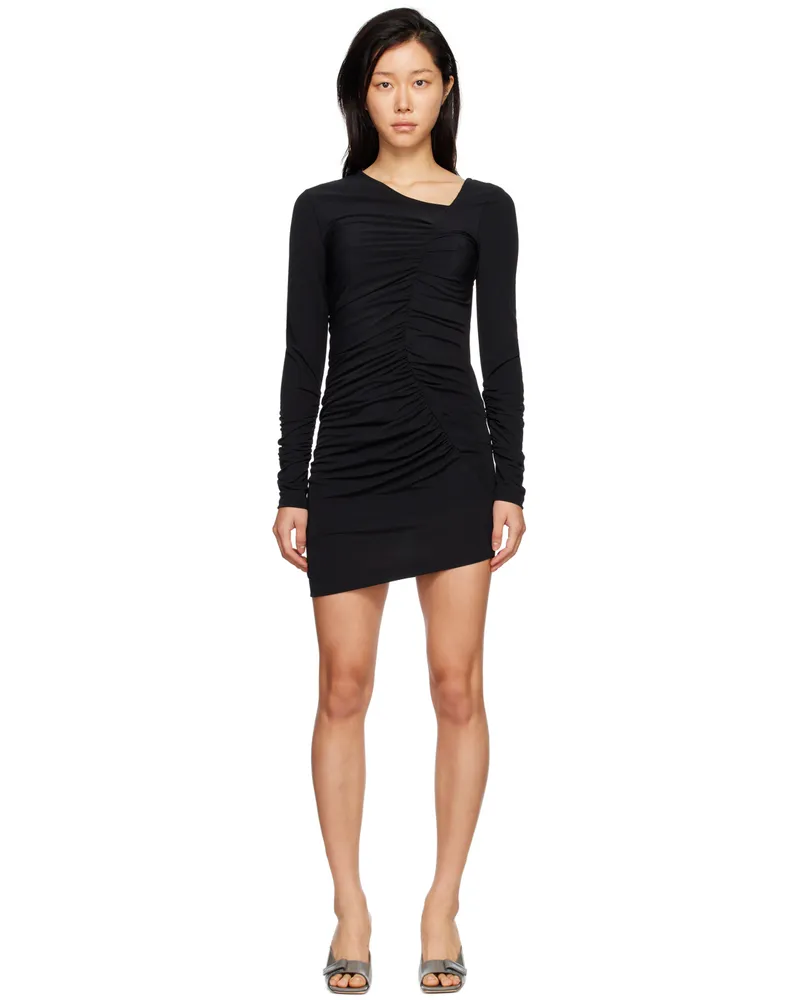 Helmut Lang SSENSE Exclusive Black Minidress Basalt