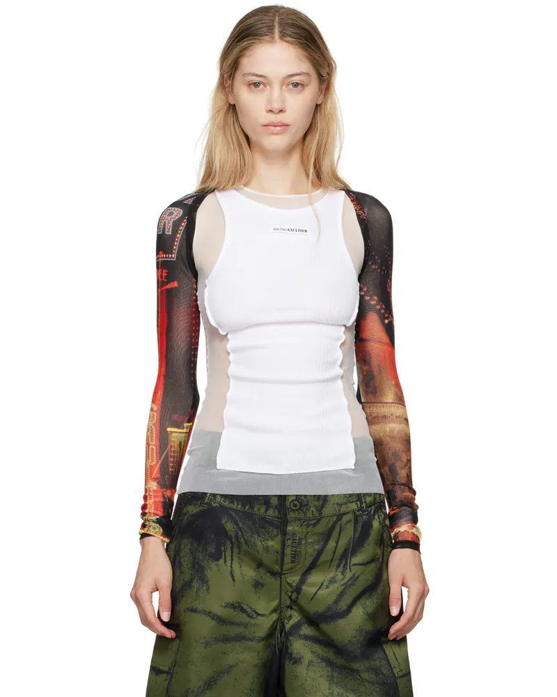 Jean Paul Gaultier Black & Red 'The Pigalle' Sleeves 00301550-black