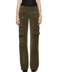 Blumarine Green Straight-Leg Cargo Pants Ndark