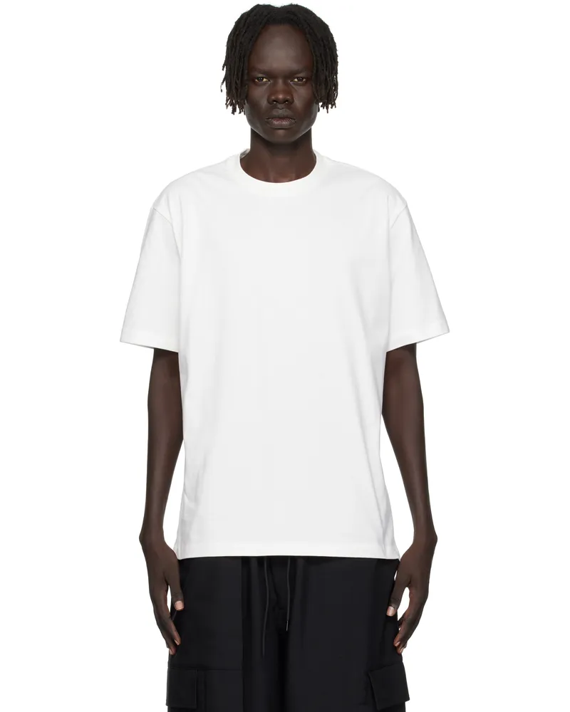 Y-3 White Short Sleeve T-shirt White
