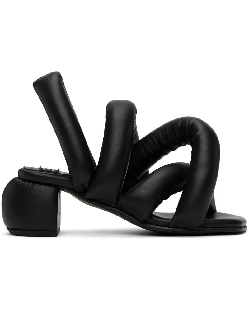 YUME YUME Black Henrik Vibskov Edition Sausage Heeled Sandals Black