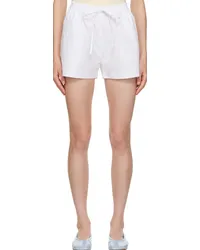 Matteau White Relaxed Shorts White