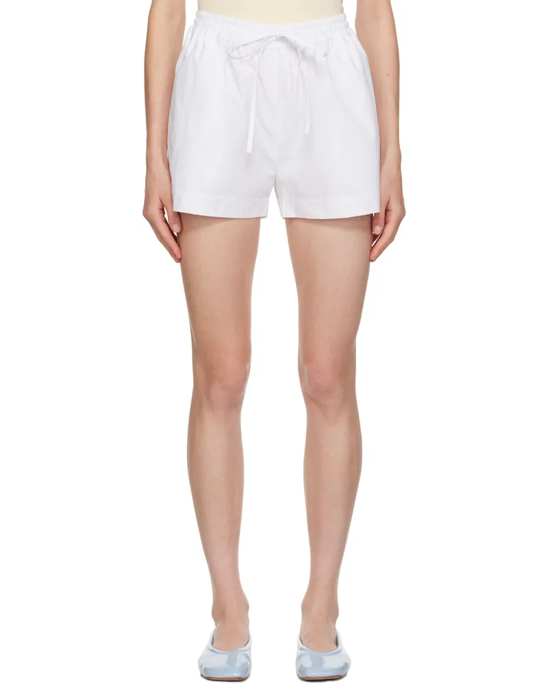 Matteau White Relaxed Shorts White