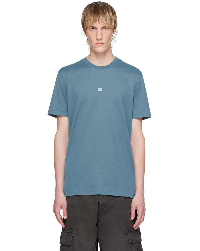 Givenchy Blue 4G T-Shirt 490-blue