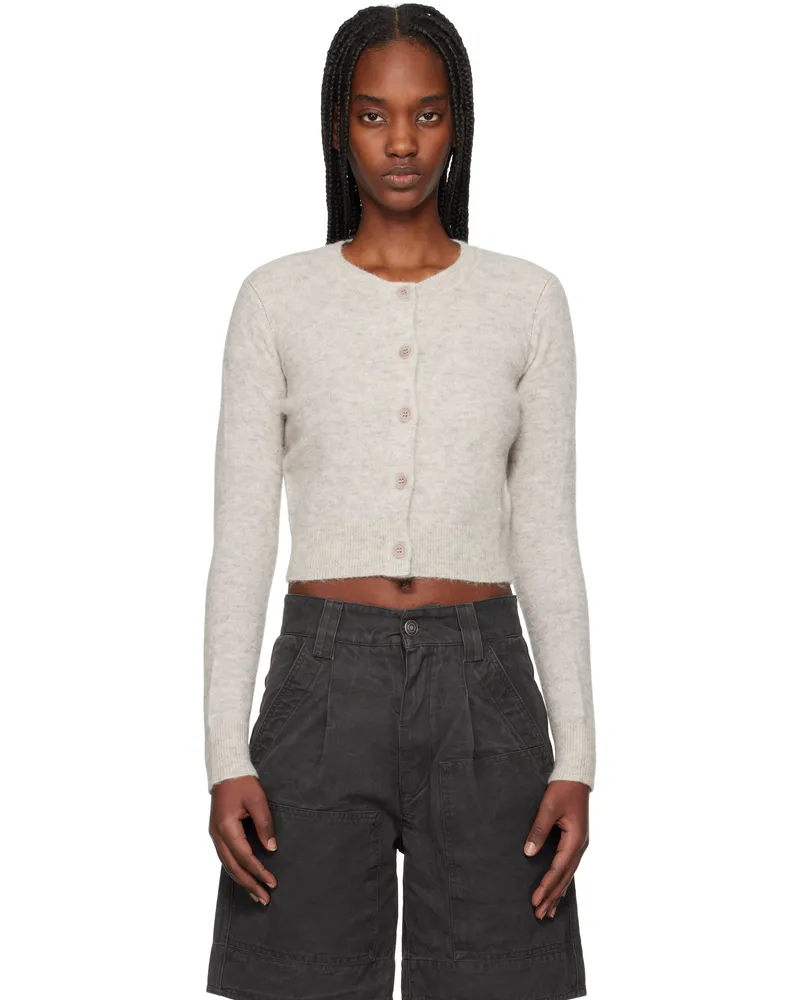 Étoile Isabel Marant Gray Nity Cardigan Sand