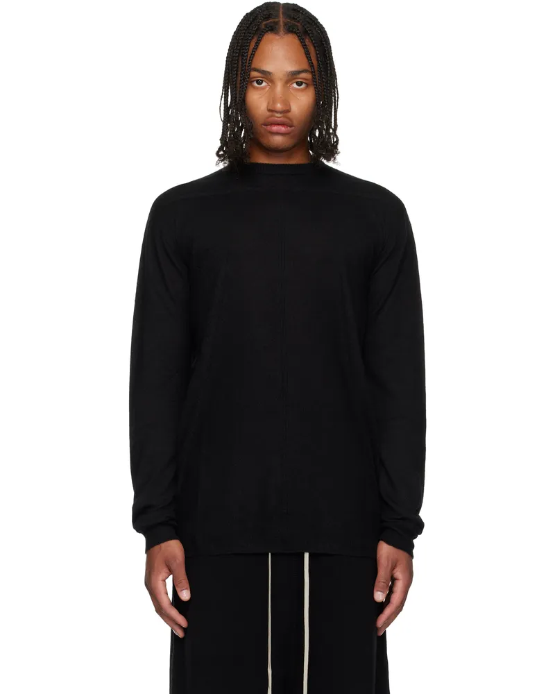 Rick Owens Black Concordians Oversized Level Sweater 09