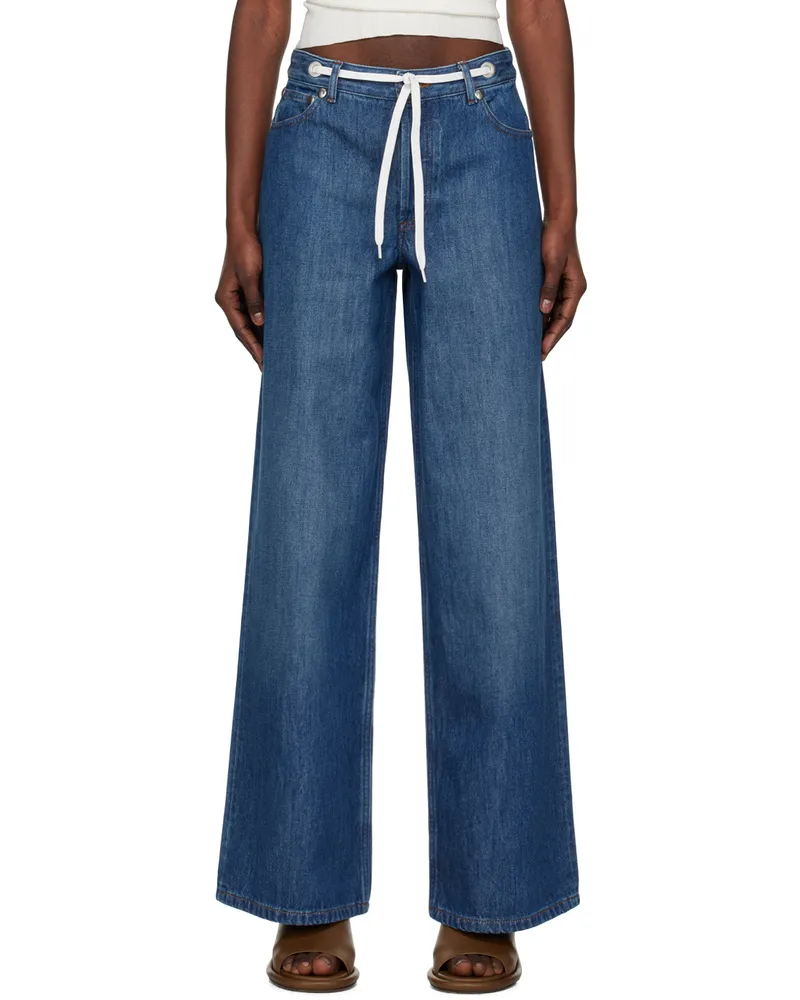 A.P.C. Indigo Natacha Ramsay-Levi Edition 'Madame Santeuil' Jeans Ial