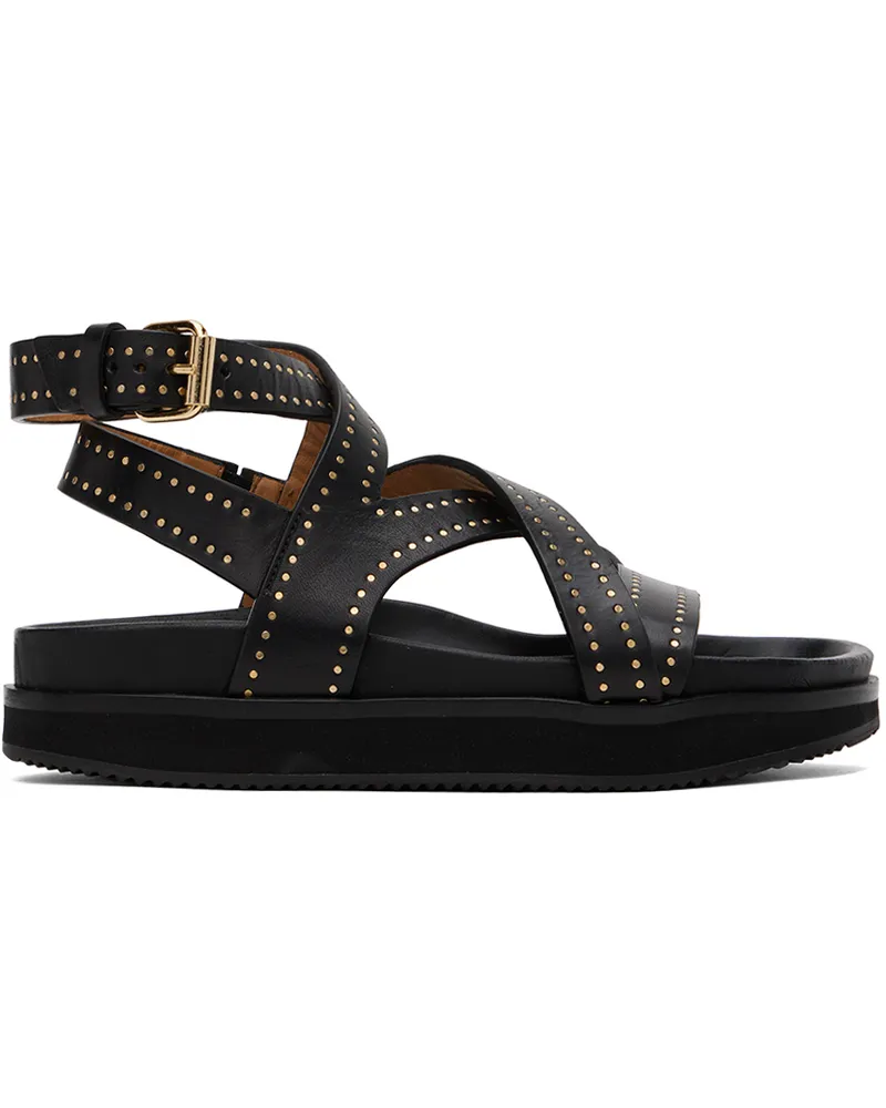 Isabel Marant Black Neryse Sandals 01bk