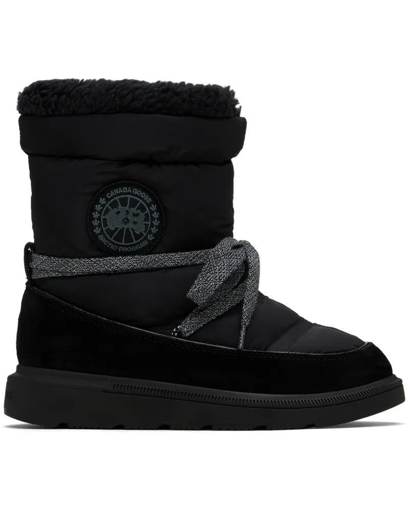 Canada Goose Black Demma Puffer Boots 381