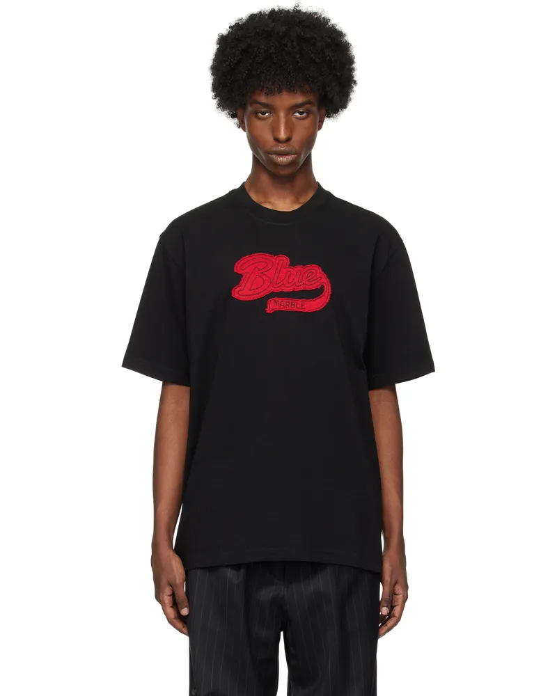 BLUEMARBLE Black Varsity T-shirt Blk