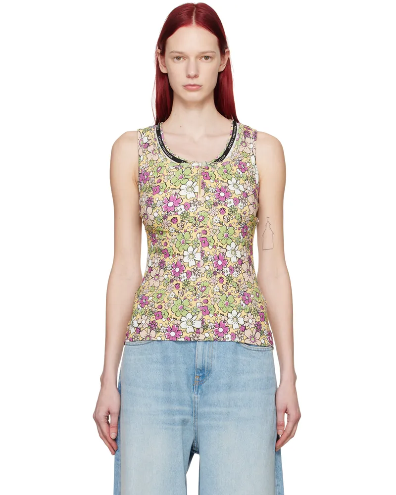 Martine Rose Multicolor Floral Tank Top Festival