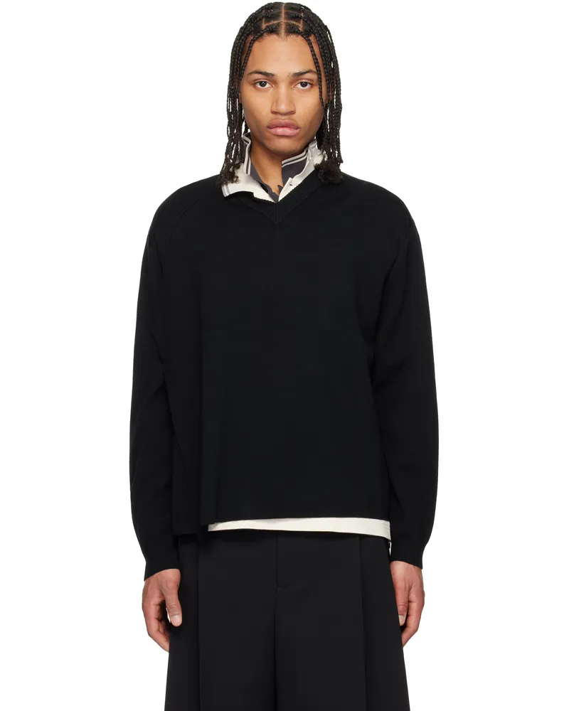 Craig Green Black Flag Knit Sweater Black